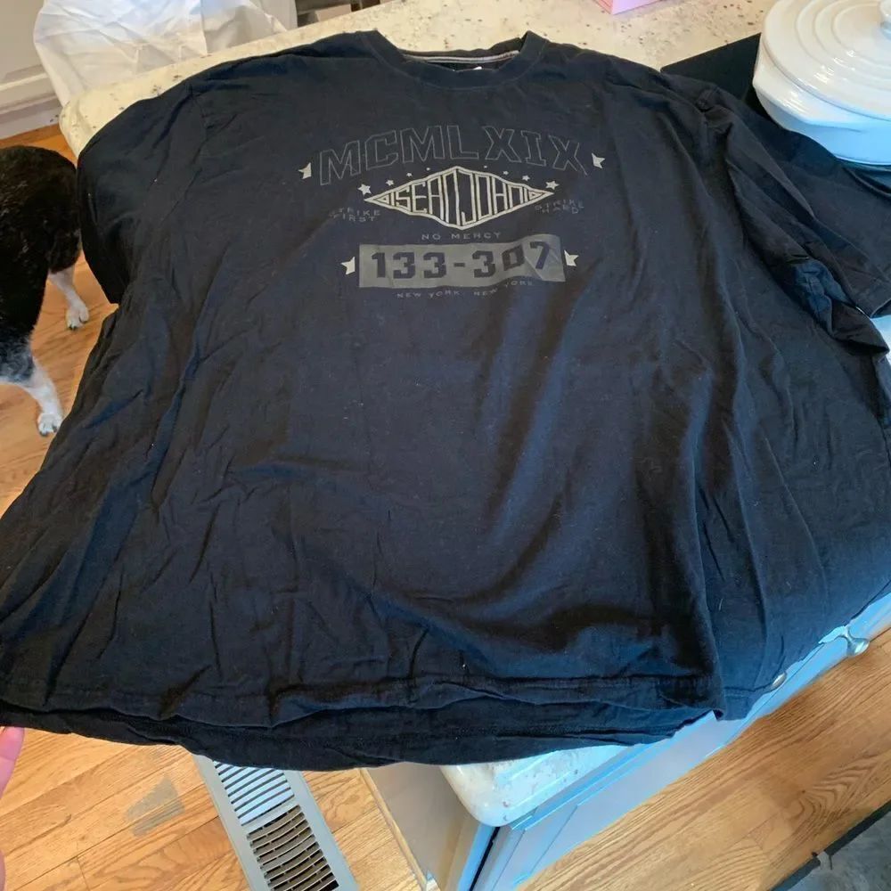 Sean John Black No Mercy T-Shirt sz 5XB